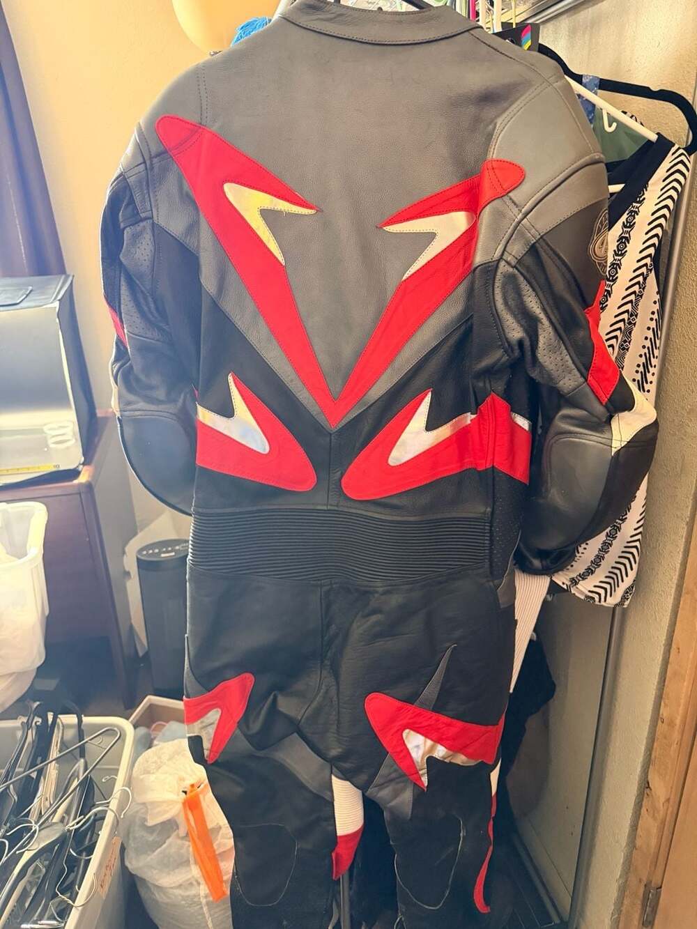 AGV Sport Leather Motorcycle Racing Suit Size 44